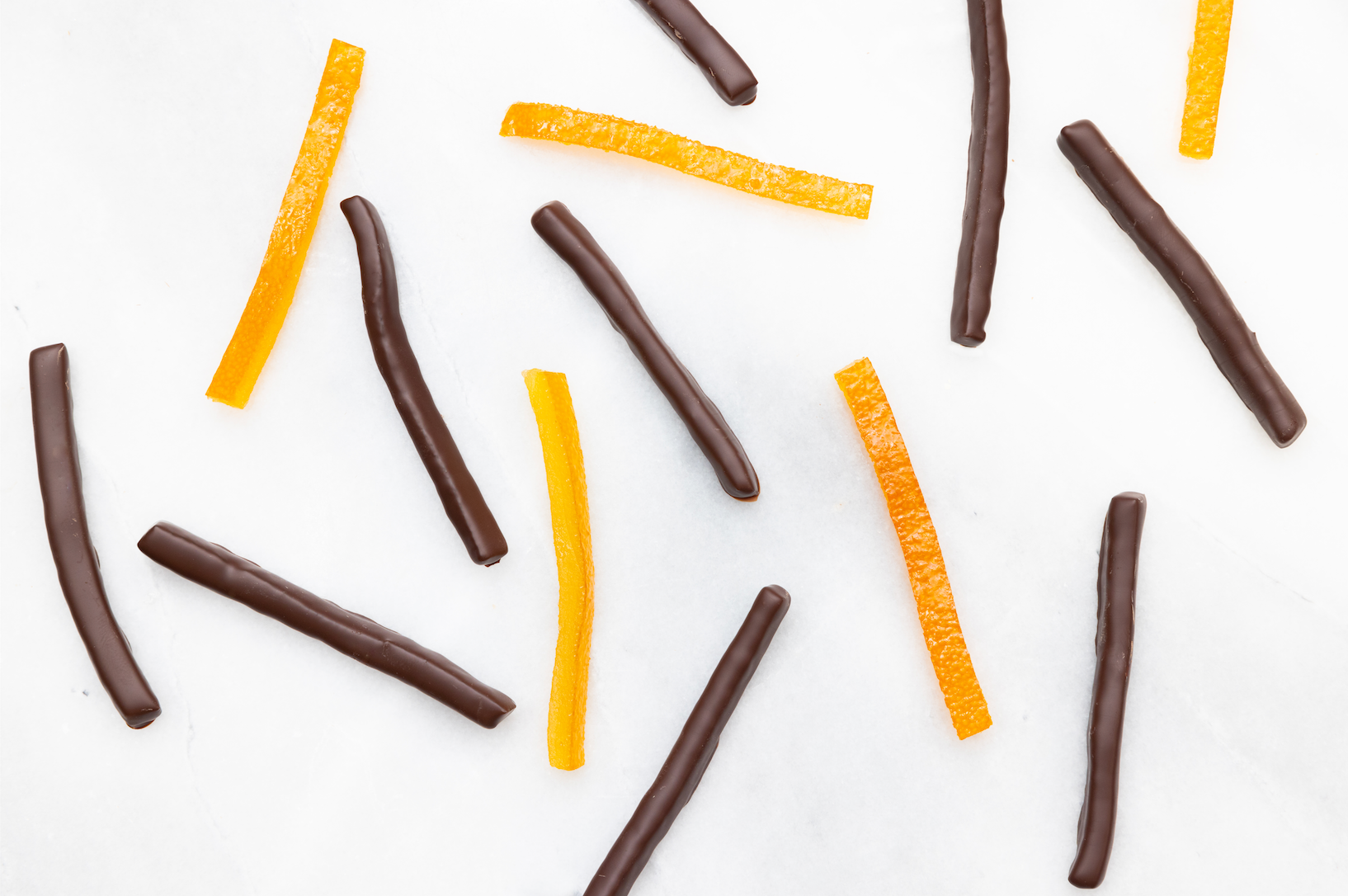 Orange Reception Candy Sticks - Chocolate Citrus • Reception Candy Sticks •  Wrapped Candy • Bulk Candy • Oh! Nuts®